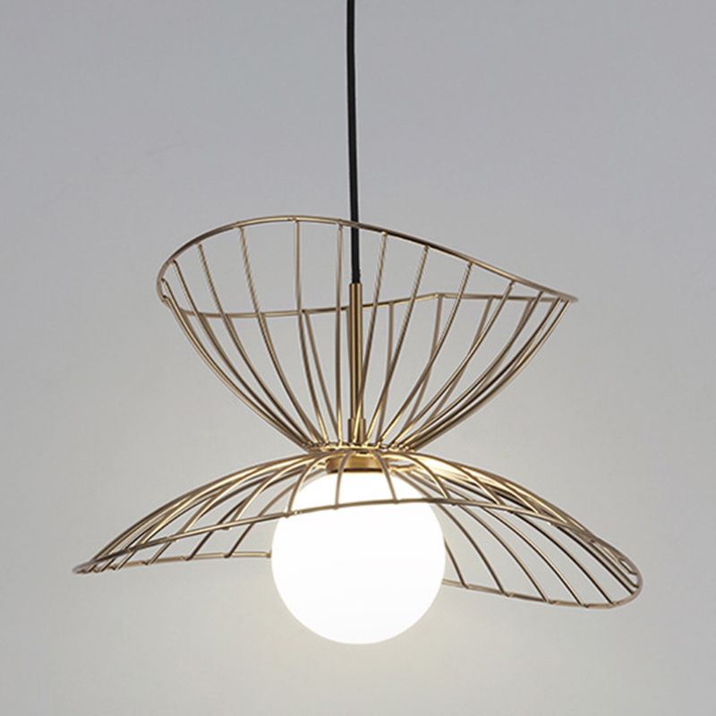 Iron Iron Contemporary sospeso a sospensione Light 1 ciondolo a 1 luce per sala da pranzo