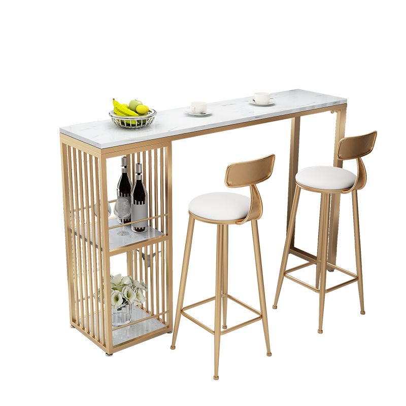 Contemporary Table and Stool Set 1/2/3 Pieces Pub Dining Set