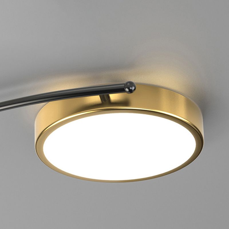 Nordic Modern Style Semi Flush Mount Ceiling Fixture Globe Glass Ceiling Light Fixtures