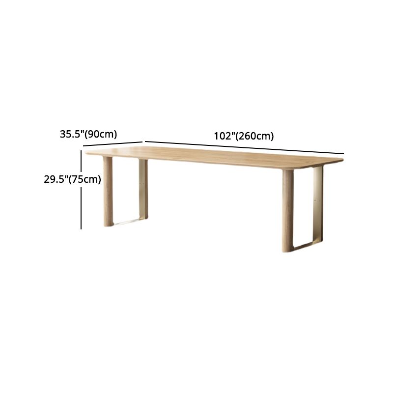 Modern Solid Wood Dining Table Set 1/4/5/7 Pieces Dining Set for Home Use