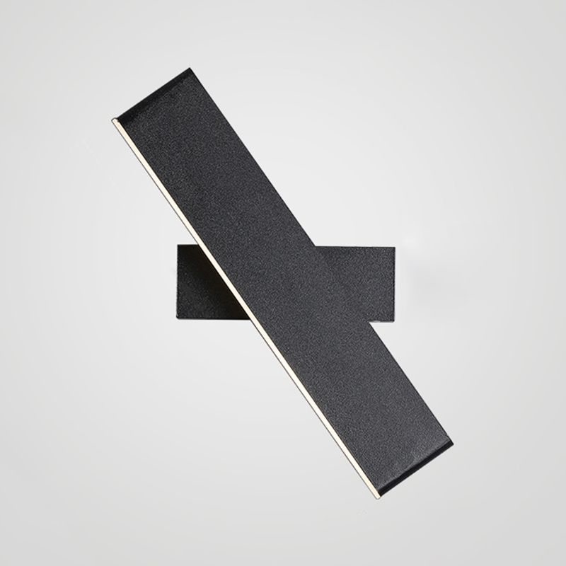 Rotatable kreative schwarze Flush Mount Wandleuchte Einfachheit Leuchte Leuchte