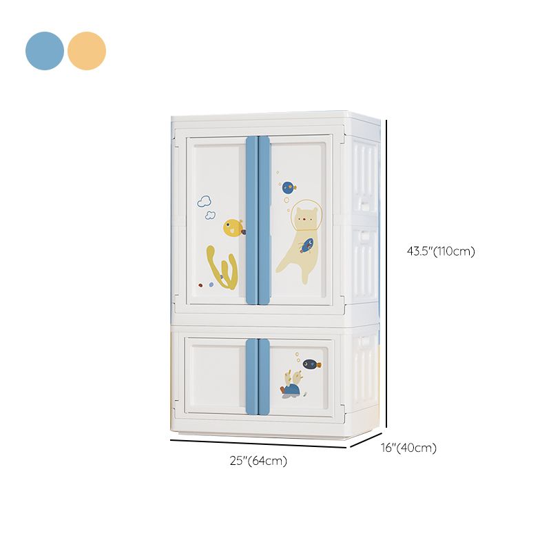 Plastic Bedroom Storage Cabinet Contemporary Hinged Door Cabinet
