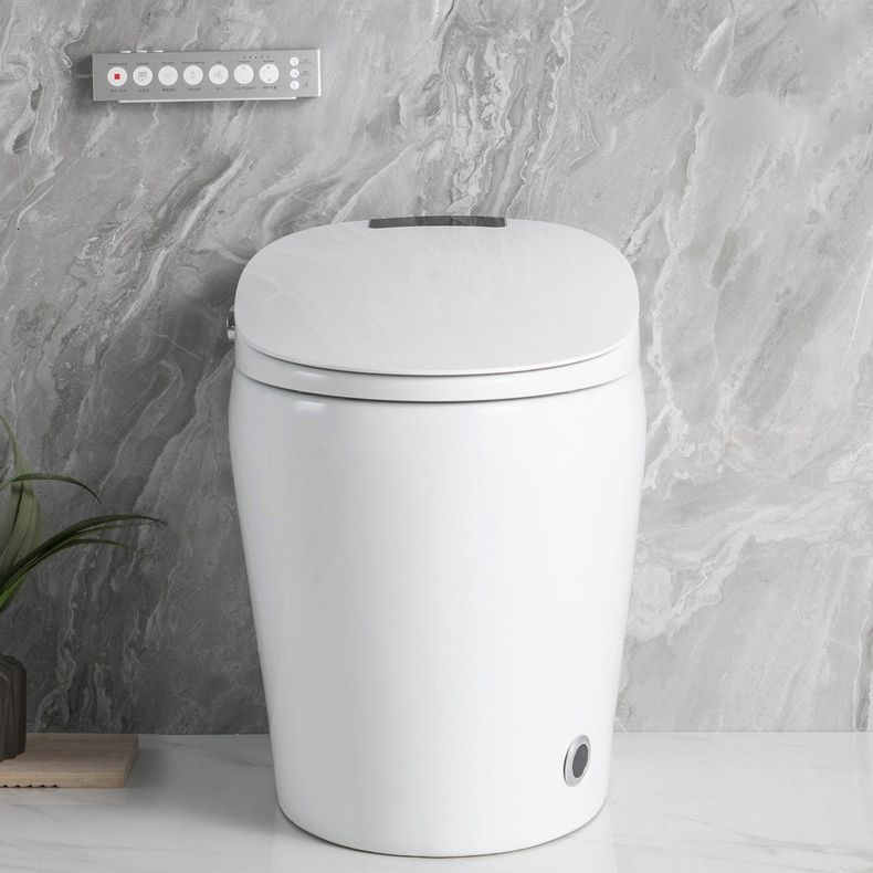 Modern Floor Mount Toilet Bowl Siphon Ceramic Toilet with Seat for Bathroom