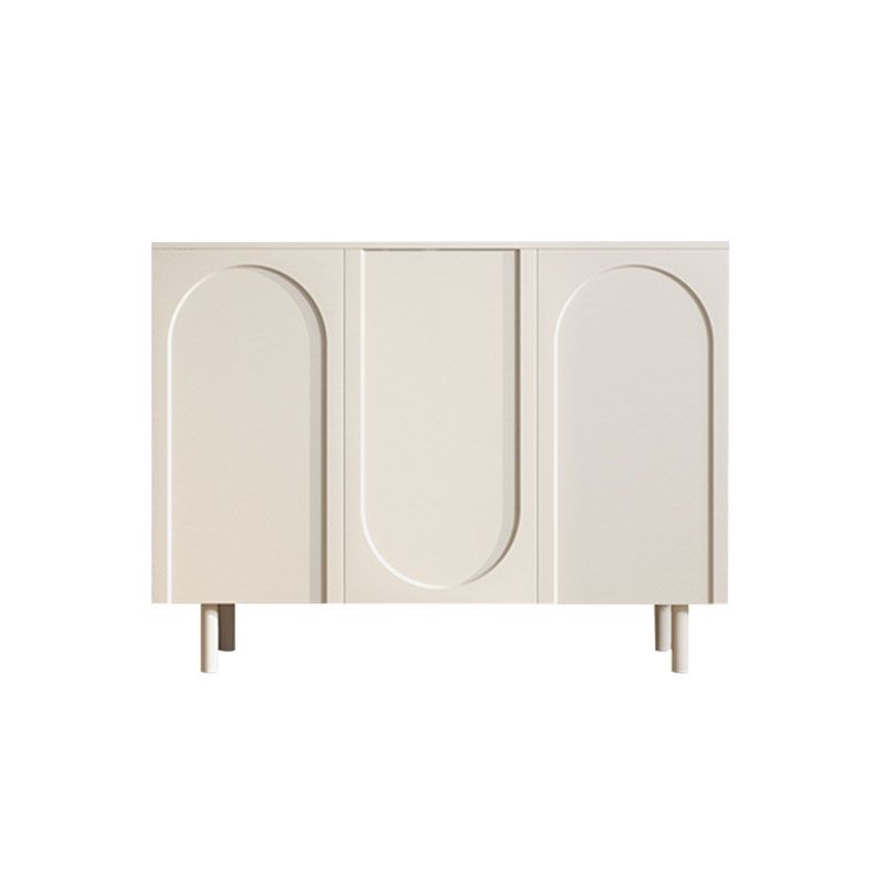 Contemporary Style Sideboard Table Wood Buffet with Cabinets