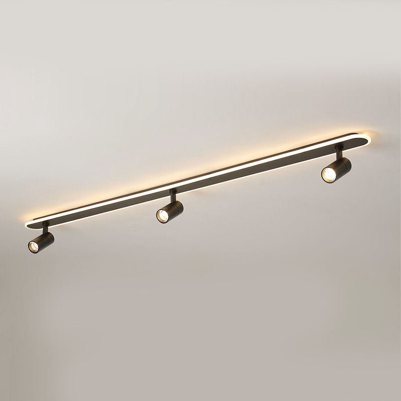 Modern Flush Mount Geometric Shape Ceiling Light with Metal for Toggery