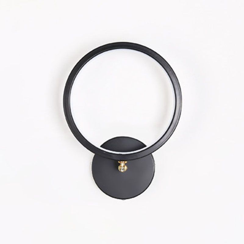 Geometrical Wall Mounted Lighting Modern Style Metal LED Wall Light Sconce for Bedroom