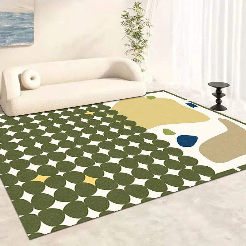 Postmodern tapijt, polyester, kleurrijk binnentapijt, antislip rugtapijt voor woondecoratie