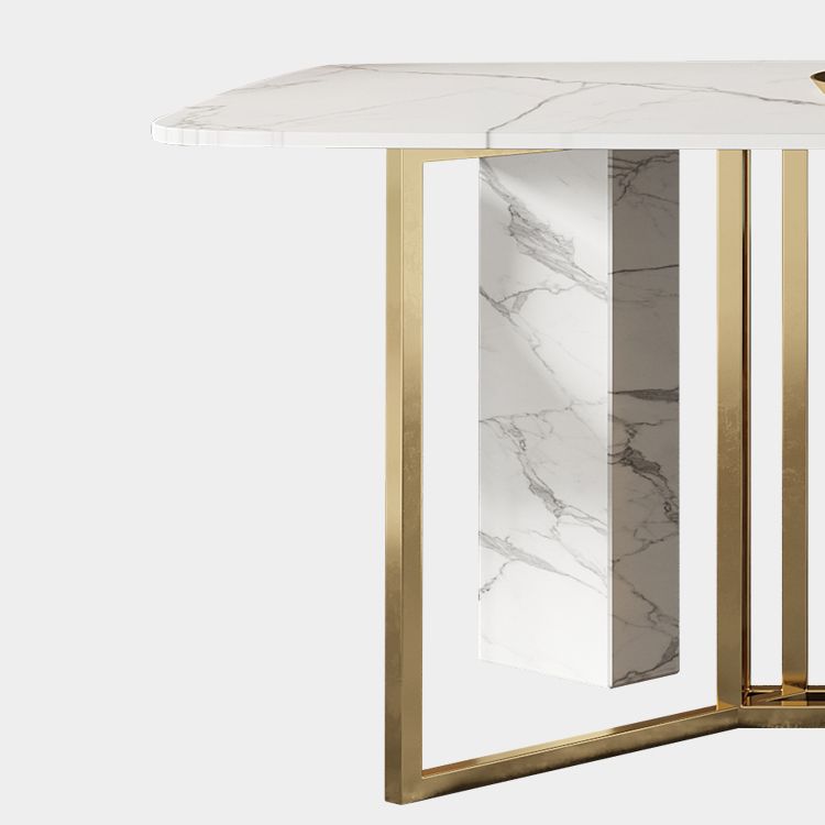 Nordic Glam Sintered Stone Table Set 1/4/5/7 Pieces Dining Set