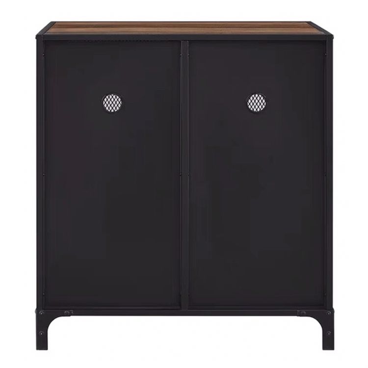 Pine Wood Kitchen Sideboard Cabinet Modern Server Cabinet with Storage