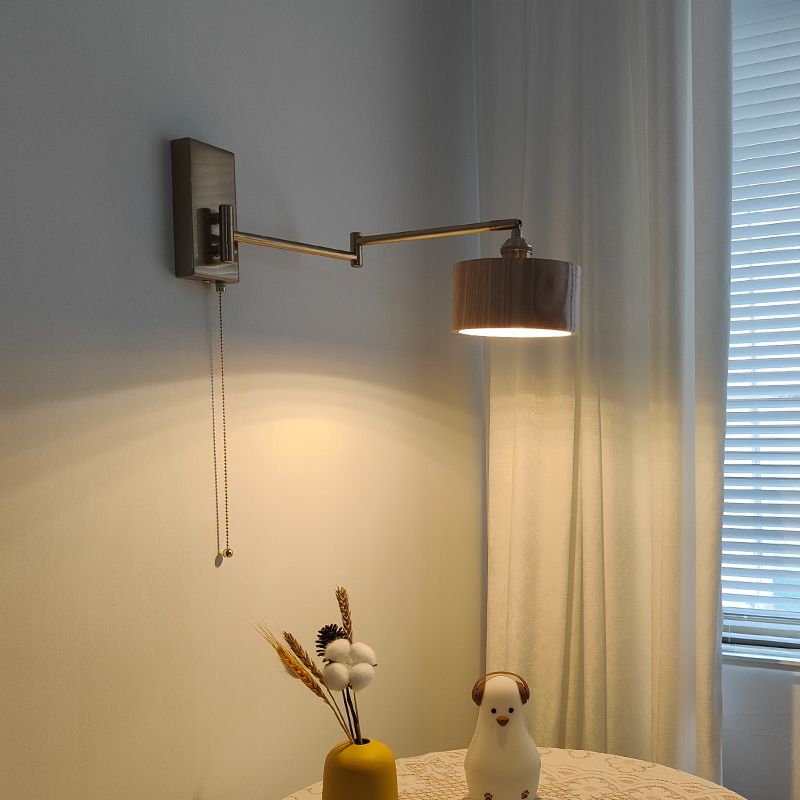 Dormitorio One Head Wall Splock Smoke Lights Simpurina de pared ajustable Luz de luz montada en la pared