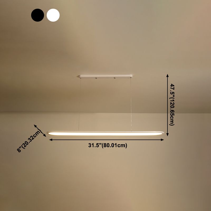 LED Pendant Light Dining Room Modern Simple Style Ceiling Hanging Lamp Fixture