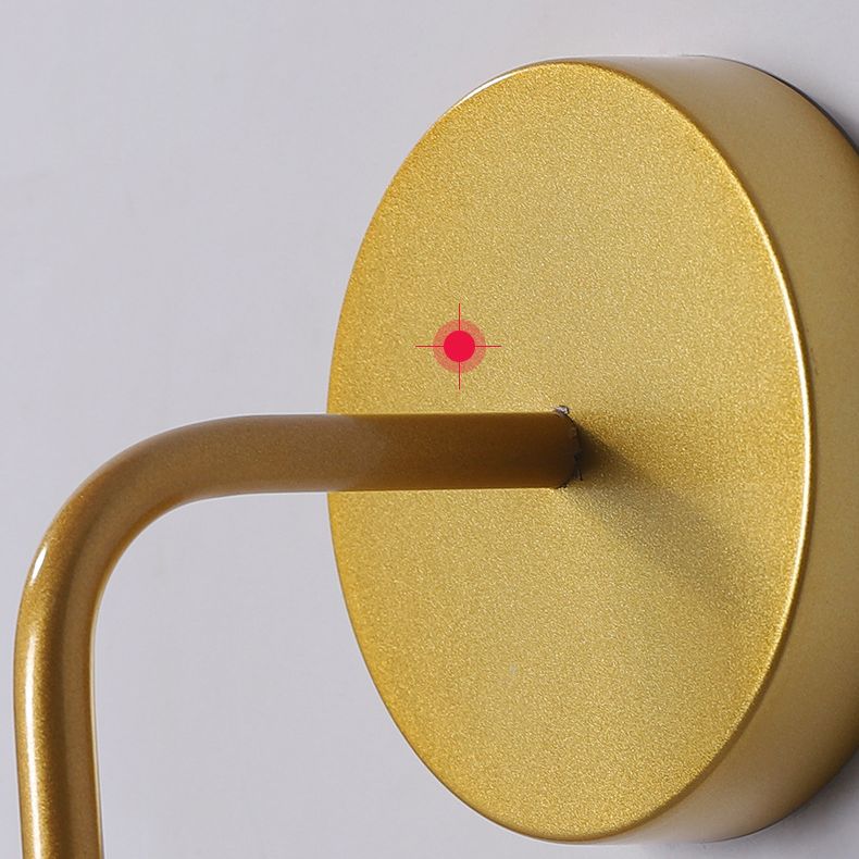 Ultramoderne ring wandbevestiging verlichting aluminium wand gemonteerd verlichtingsarmatuur voor woonkamer