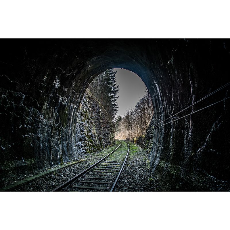 Tunnel Spatial Extension Wall Mural for Bedroom Decoration, Personalized Size