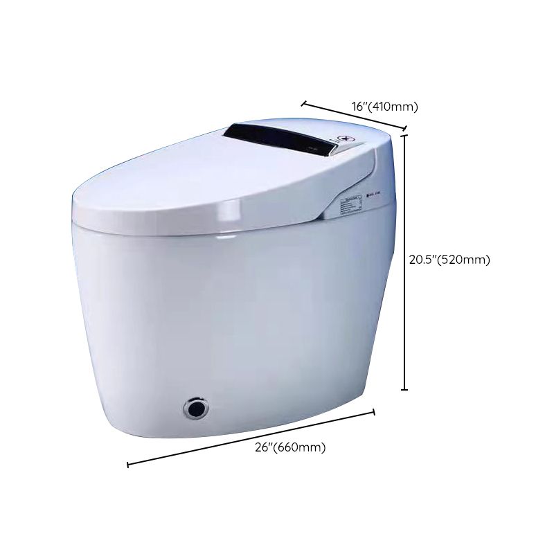 Modern One Piece Toilet Seat Included Floor Mounted Toilet Bowl for Washroom