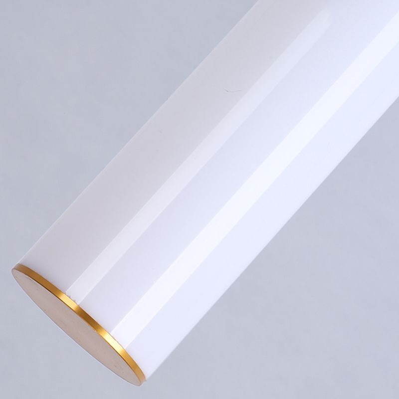 Zeitgenössischer Stil Zylinderform Pendelleuchte Leuchte Metall 1 Lichthängerlampe in Gold