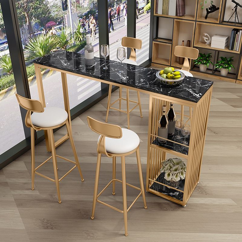 Contemporary Table and Stool Set 1/2/3 Pieces Pub Dining Set