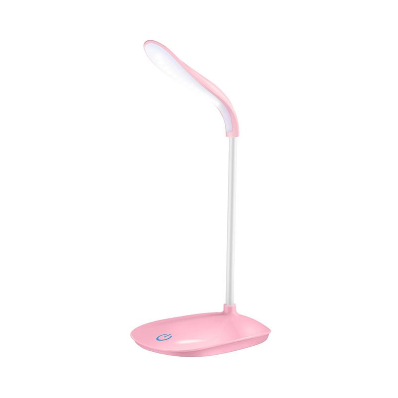Lampada da banco di ricarica USB blu/rosa/bianca Lampada da tavolo sensibile allo stile moderno per la lettura