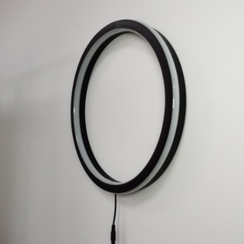 Black Rounded Shade Wall Lamp 1-Light Modern Metal Wall Mounted Light for Bedroom