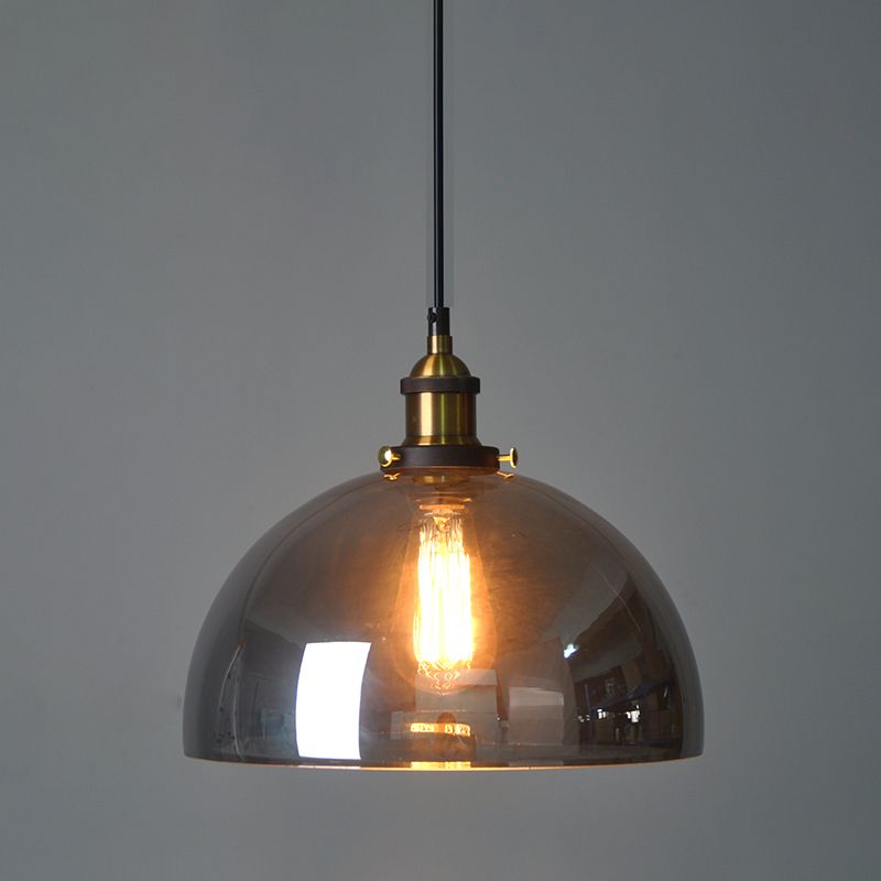 Lámpara colgante geométrica de una sola bomba