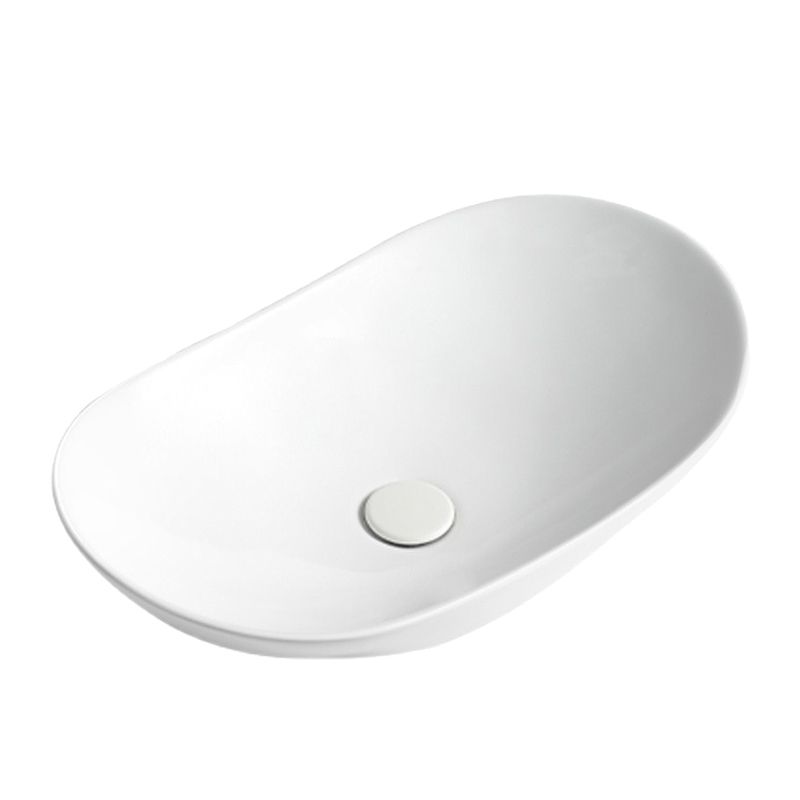 White Trough Bathroom Sink Modern Porcelain Trough Bathroom Sink