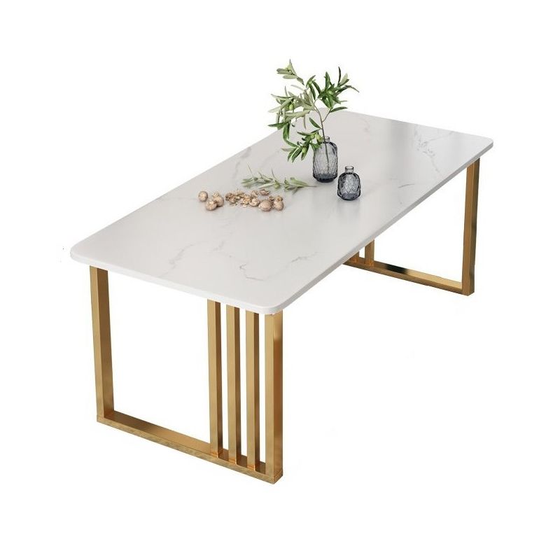 Nordic Rectangle Stone Dining Table 1/2/5/7 Pieces Dining Set for Dining Room