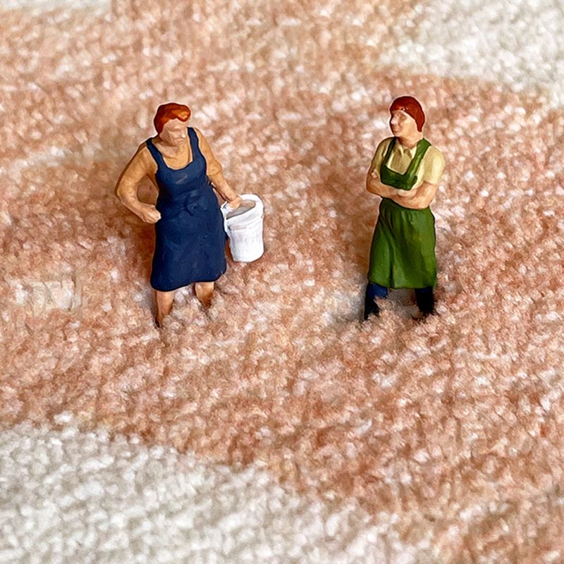 Nordic Area Carpet Polyester Contrast Panel Rug Sitting Room Non-Slip Backing Carpet