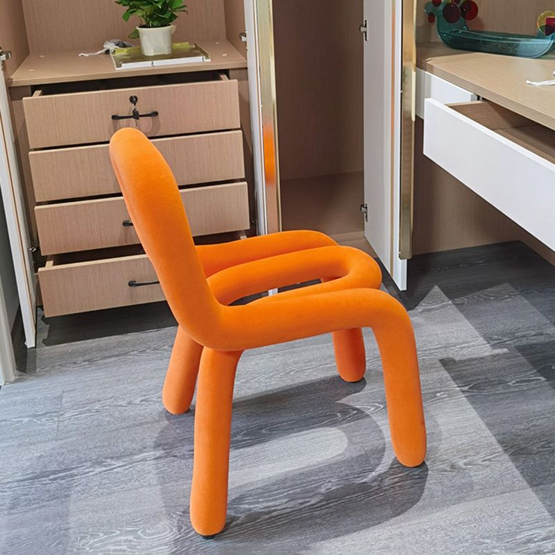 20.87" W √ó 15.35" L √ó 29.53" H Parsons Chair Armless Accent Chair with Basic Four Leg