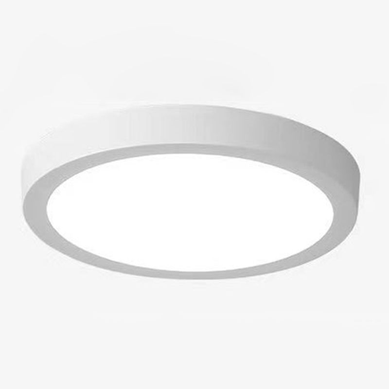 Luminaires encastrés en aluminium de style moderne de luminaire de plafond de bâti de cercle blanc