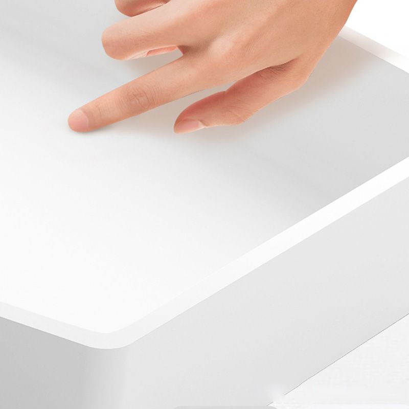 Modern Bathroom Sink Man Made Rock Rectangular Vessel Lavatory Sink(Not Included Faucet)