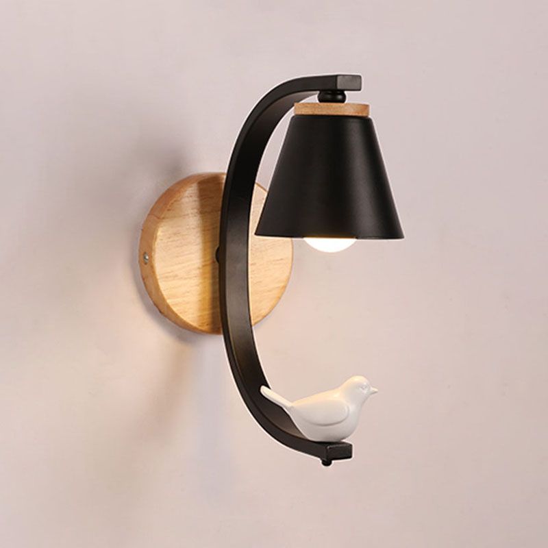 Carsine de résine Cartoon moderne à 1 lumière LED MUR MUR ARMÉE MUR ARMÉ