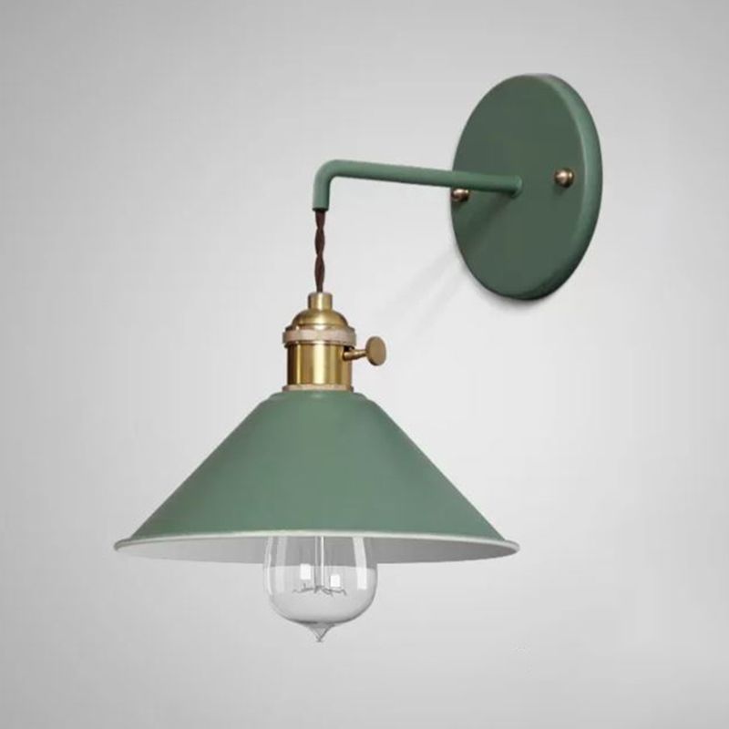 Flare Wall Mounted Lamps Modern Style Metal 1 Light Wall Light Sconces