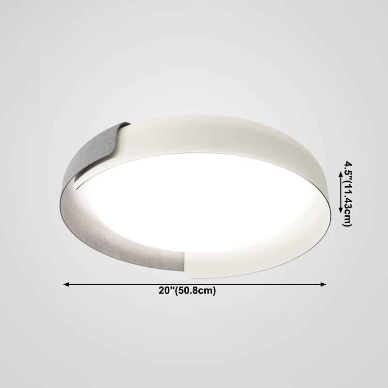 Plafonnier géométrique encastré, plafonnier moderne pour chambre à coucher