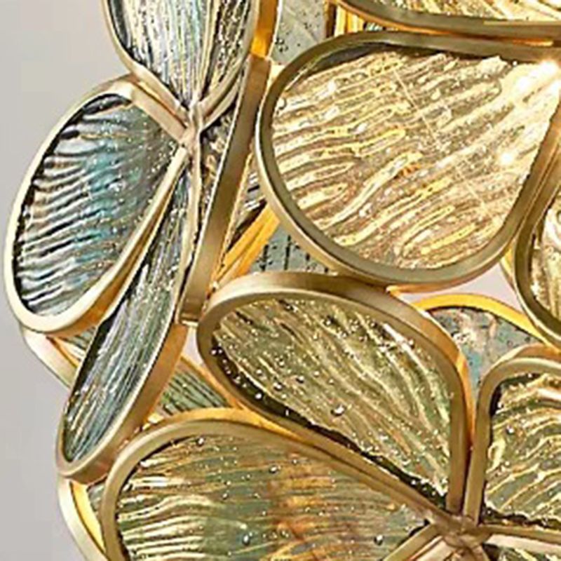 Modern Style Unique Shape Hanging Light Glass 1 Light Hanging Lamp for Bedroom