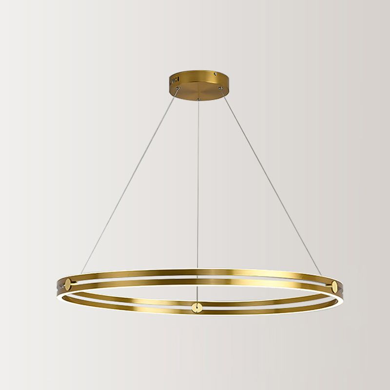 Modern Minimalism LED Pendant Light Silicone Linear Chandelier for Living Room