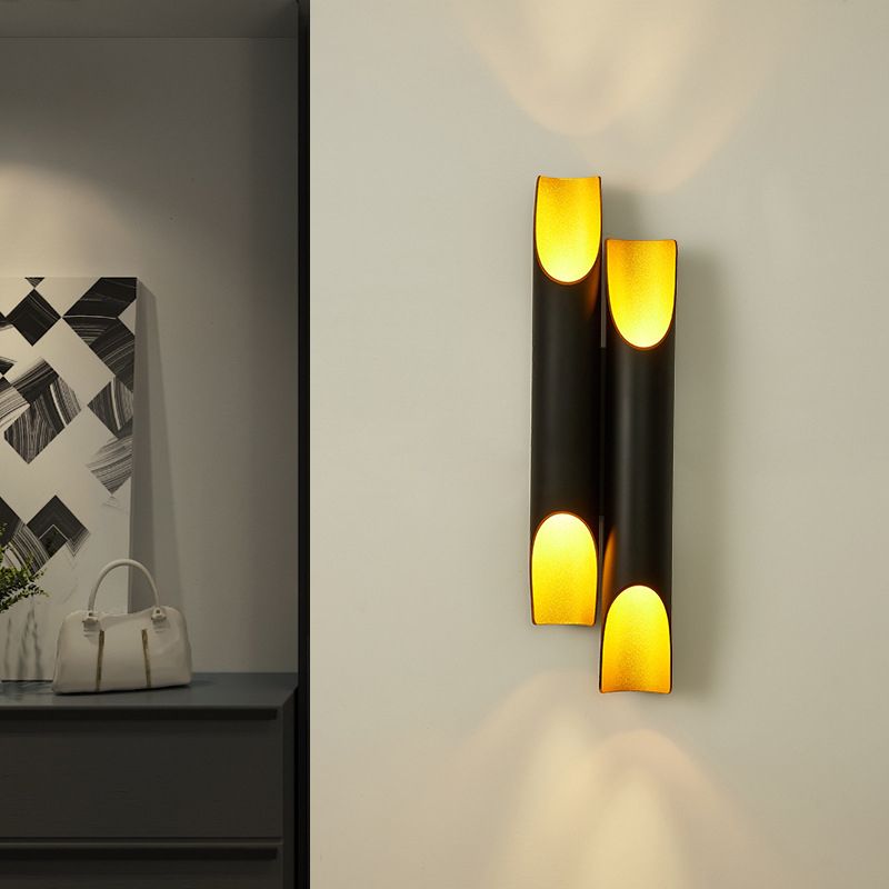 Aluminum Alloy Creative LED Wall Lamp Post-modern Style Metal Sconce Lighting for Dining Room Hallway