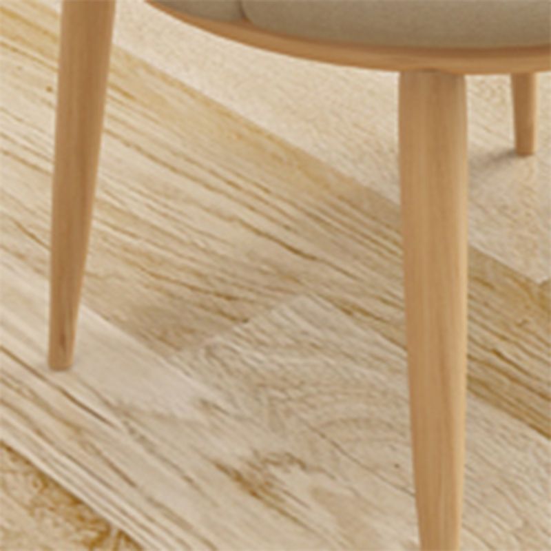 Nordic Fabric Arms Included Basic Four Leg Sloped Arms Accent Armchair