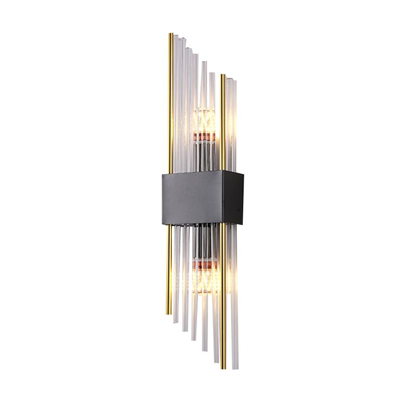 Geometric Wall Lighting Modern Crystal 2 Lights Wall Sconces