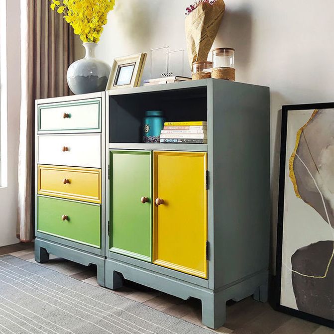 Nautical Bedroom Wooden Storage Chest 16" Wide Chest with Drawers