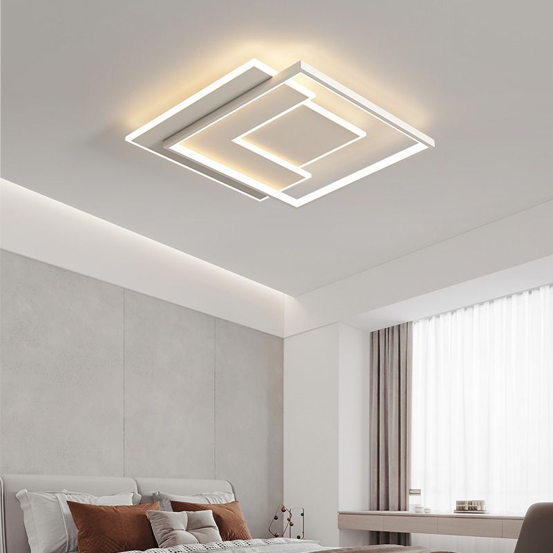 Unique Shape Flush Lighting Modern Metal Flush Mount Lighting