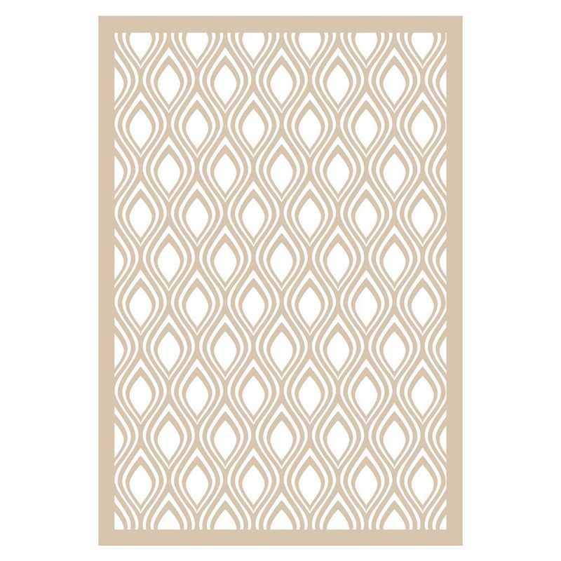 Green Diamond Area Rug Polyester Modern Rug Stain Resistant Rug for Living Room