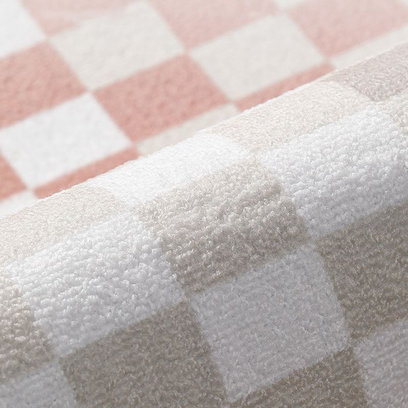 Nordic Simple Rug Light Color Imitation Cashmere Indoor Rug Non-slip Area Carpet for Bedroom