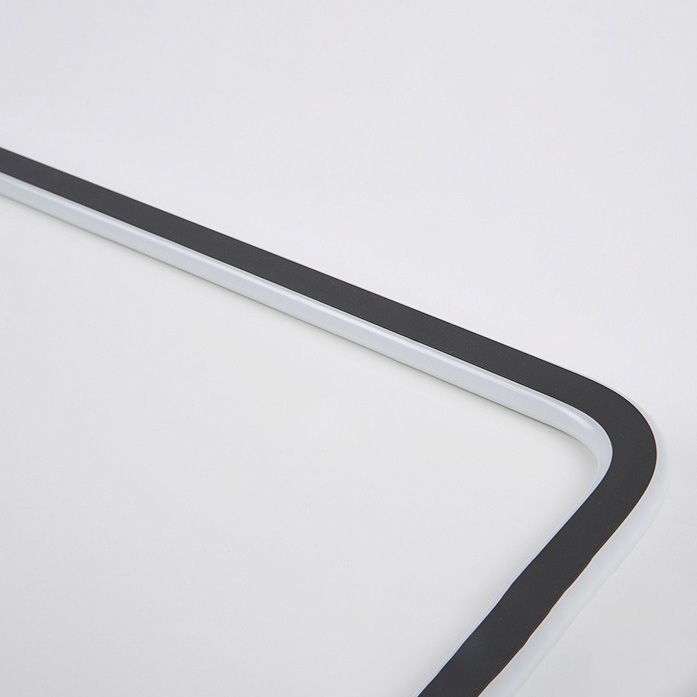 Rechthoekige Flush Mount Plafond Licht met Acryl Shade voor Woonkamer Restaurant