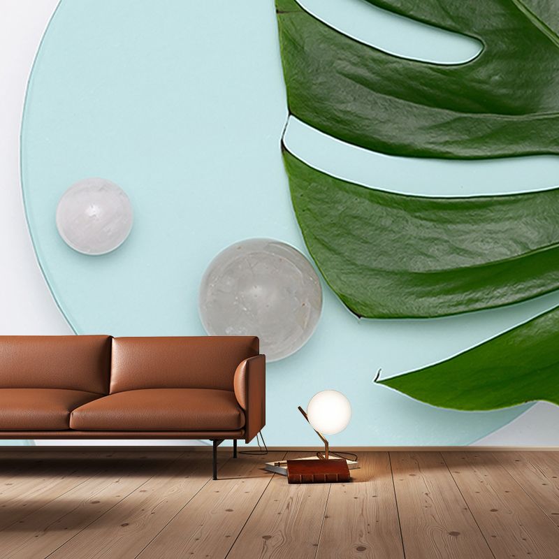 Decal Nature Tropical Plant Monstera Mural for Meeting Room Water Resistant, Custom Size