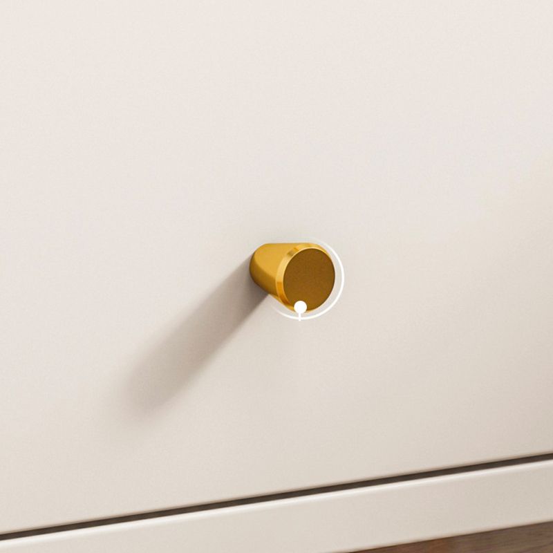 Contemporary Solid Wood Nightstand Drawer Storage Night Table