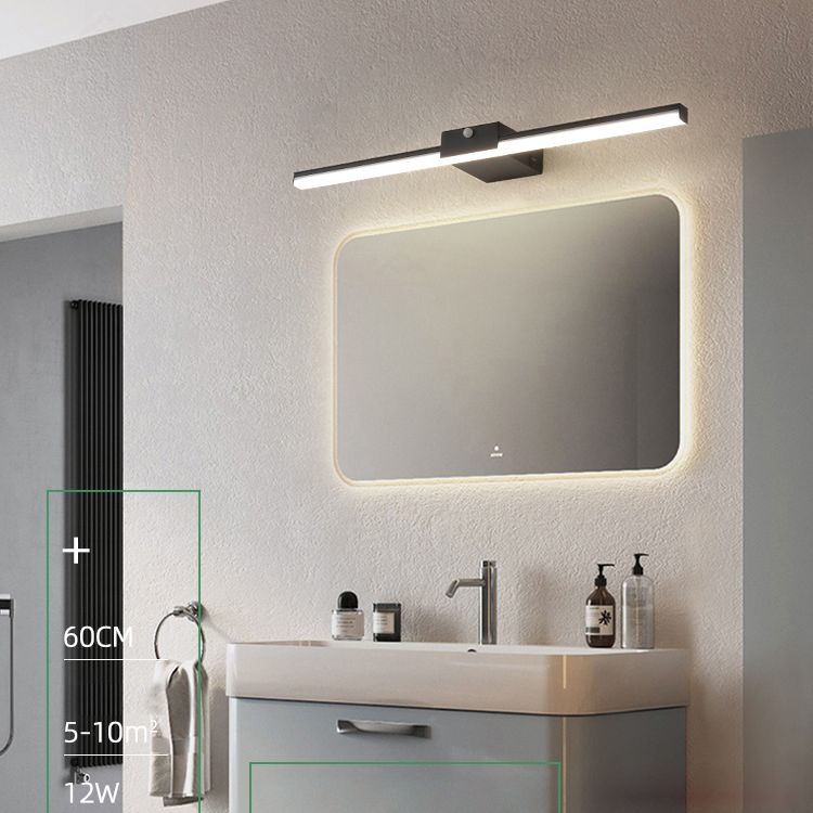 Rechteck Waschtischwandleuchten moderner minimalistischer Acryl -Ein Eitelkeitslicht