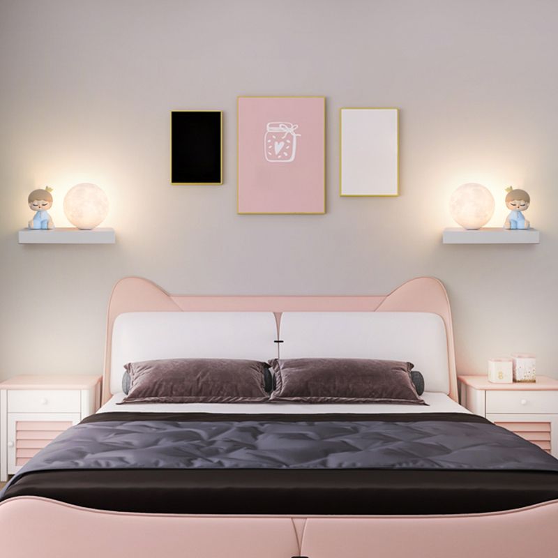 Bedroom Wall Mounted Lamp Metal Kids Style Wall Mounted Lighting