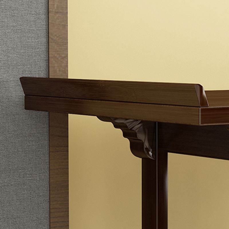 Mid-Century Modern Console Table Storage Solid Wood Console Sofa Table
