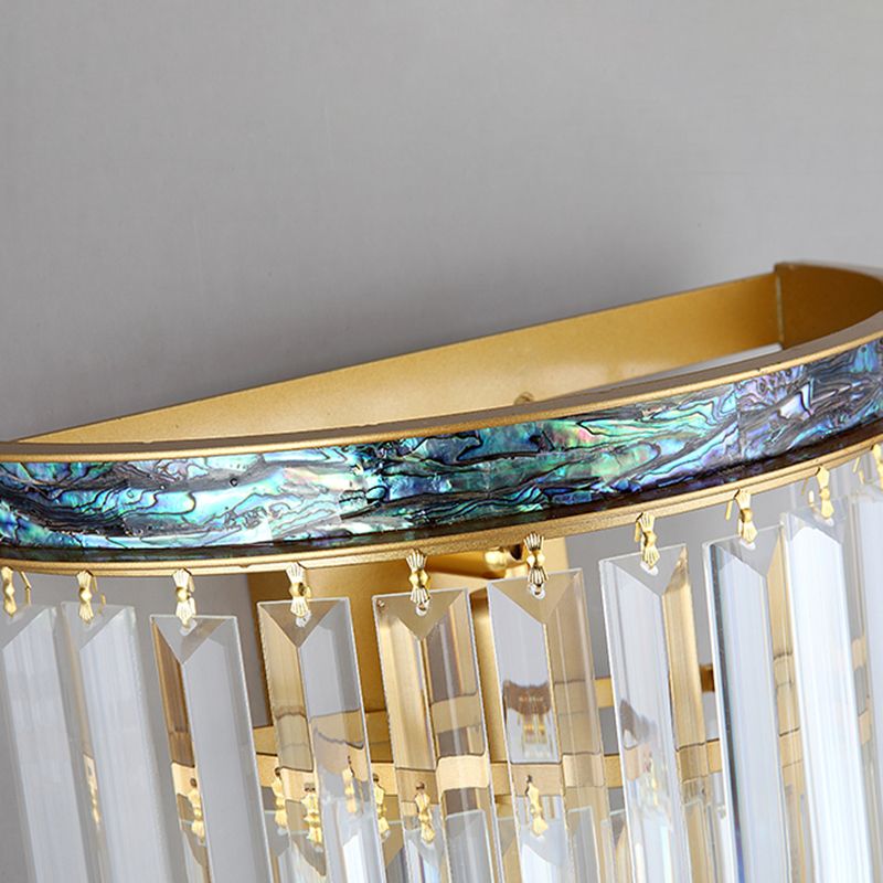 Contemporary Style Geometry Shape Wall Lights Crystal Wall Mount Lights