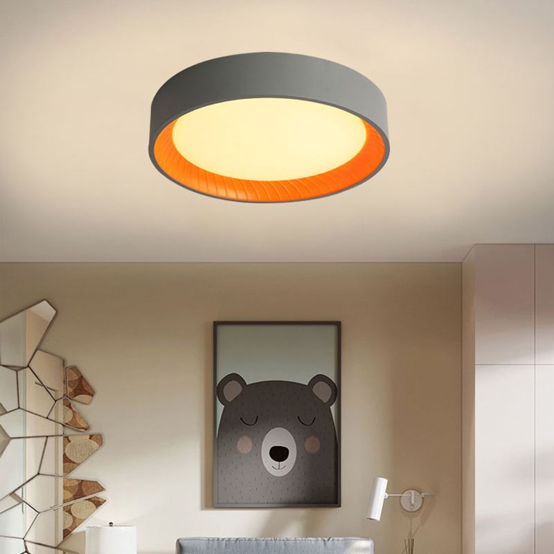 Modern LED Flush Mount Light Acrylic Shade Ceiling Lamp for Living Room Meeting Room