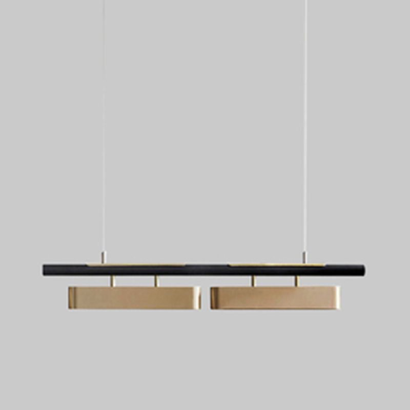 Modern Gold Shade Chandelier Lamp Metal Ceiling Pendant Light for Kitchen